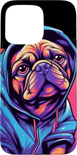 Vista 27 de Funda para iPhone 12/12 Pro Pug Graffiti Pug Owner Pug Lover