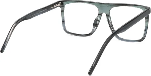 Vista 6 de Zeelool Elegante montura de gafas de aviador de gran tamaño para mujeres y hombres con lente transparente sin receta ZWA881835