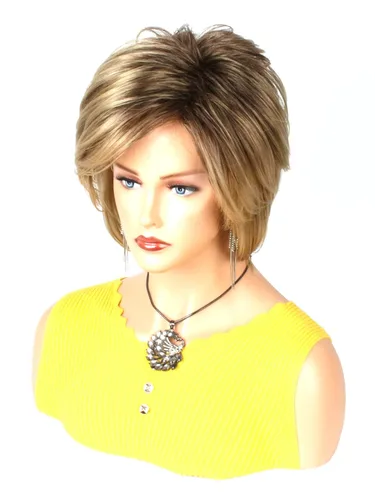 Vista 2 de Sharebeauty Elegante peluca corta texturizada en capas estilo Bob para mujer
