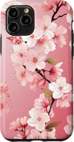 Vista 29 de Japan Pink Flower Sakura Florist Anime Cherry Blossom Case for iPhone 17