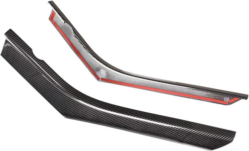 Vista 2 de Tiras de decoración lateral de consola central de ABS para Land Rover Range Rover Evoque 2012-2019 Accesorios de automóvil (fibra de carbono)