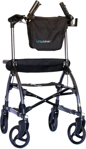 Vista 7 de Journey UPWalker Grande – El Andador Vertical Original – Andador Vertical Ajustable Premium, Ligero con Asiento para Adultos, Personas Mayores