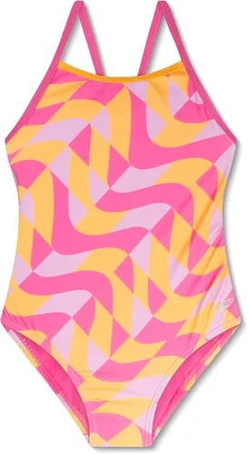 Vista 42 de Speedo Traje de baño de una pieza para niña con tiras finas Azul (Blue Print)