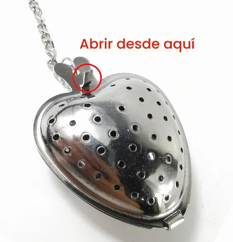 Vista 3 de RONYOUNG 15 unidades de bolas de té de acero inoxidable de malla de filtro de té difusor de intervalo de té de alta calidad con gancho de cadena