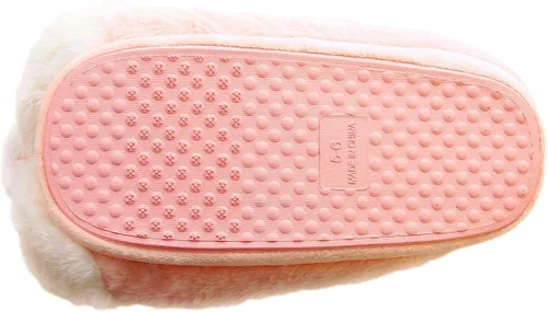 Vista 6 de Caramella Bubble Pantuflas clásicas de conejo para mujer, divertidas pantuflas de animales para niñas, bonitas pantuflas de conejo de felpa, regalos