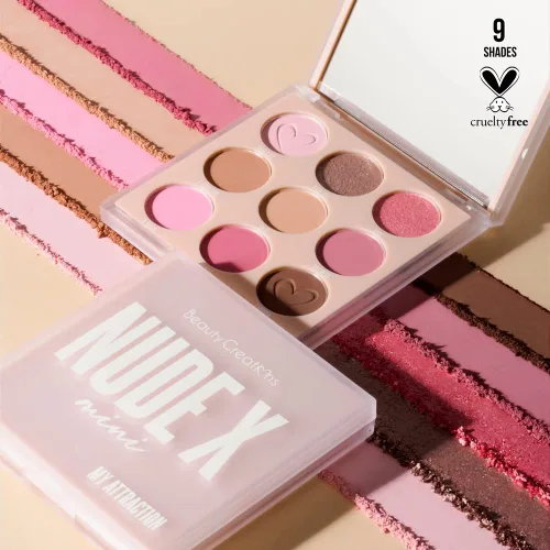 Vista 2 de Beauty Creations NUDEX COLLECTION Paleta de sombras de ojos (MY ATTRACTION MINI)