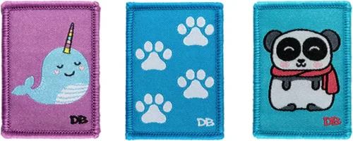 Vista 13 de Dime Bags Parches intercambiables Parches para personalizar bolsas de diez centavos (banana, paleta, sandía)
