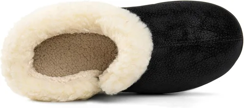 Vista 3 de RockDove Pantuflas tipo botín Sierra de piel sintética para mujer