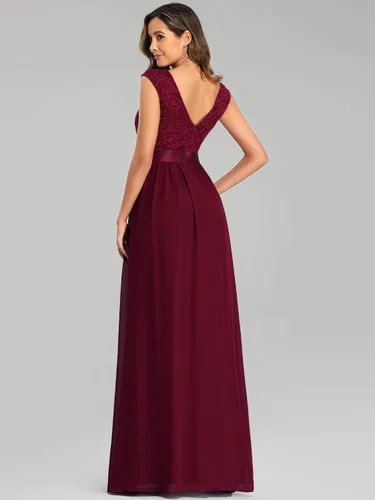 Vista 2 de Ever-Pretty Vestidos de dama de honor fruncidos con cintura imperio para mujer 0646