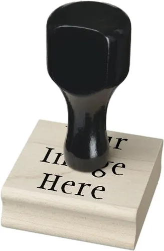 Vista 5 de Infusion Sello de goma personalizado, madera de arce premium, 1 x 2.5