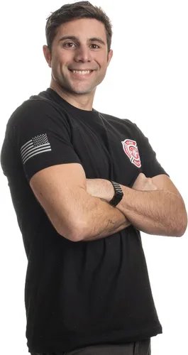 Vista 2 de Fire & Rescue Maltese Cross Firefighter Fire Honor & Courage - Camiseta para hombre y mujer