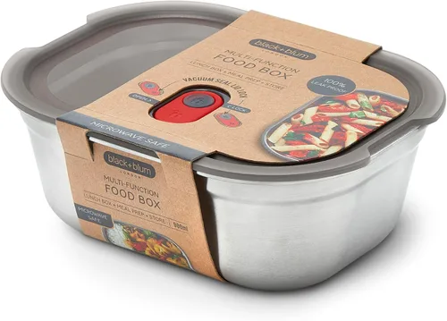Vista 12 de Taza de almuerzo BLACK + BLUM - Recipientes reutilizables para preparar comidas para picnic y camping - Caja de almacenamiento de alimentos