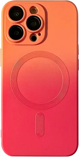 Vista 9 de Ownest Magsafe - Funda compatible con iPhone 12 Pro Max con ajuste magnético para funda Magsafe, de lujo, de silicona líquida, suave, a prueba