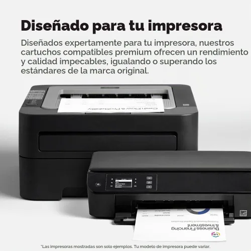 Vista 4 de LD Productos Reemplazo de tóner compatibles para Brother TN760 TN730 (negro)