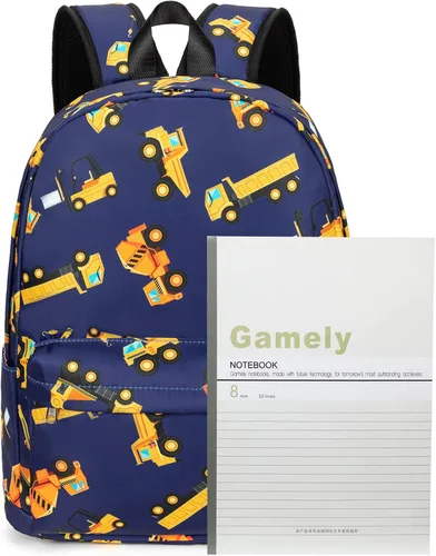 Vista 8 de Bluboon Mochila preescolar para niños y niñas, bolsas escolares para niños y niñas, bolsas escolares para jardín de infantes, Azul, Mochilas Daypack