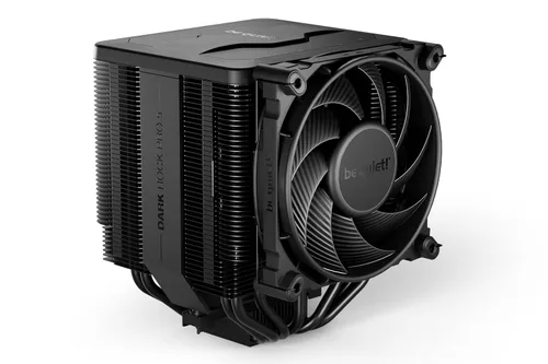 Vista 4 de be quiet! Dark Rock Pro 5 Enfriador de CPU de Enfriamiento Silencioso Flujo de Aire Inmensamente Alto 7 Tubos de Calor de Cobre de Alto