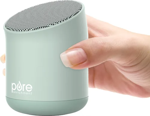 Vista 2 de Pure Enrichment Wave Mini Zen - Máquina de sonido calmante - Máquina de sonido portátil para estudios de yoga, viajes y sueño - 6 sonidos
