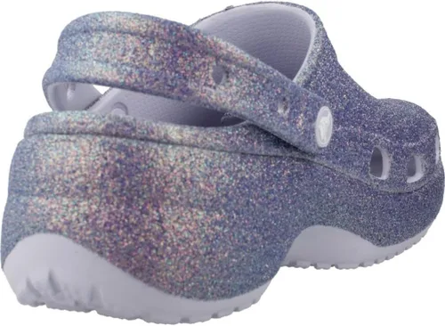 Vista 3 de Crocs Zueco clásico con purpurina para mujer