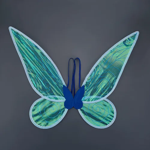 Vista 6 de Alas de hada, alas de mariposa, disfraces de alas de hadas pequeñas para niñas y mujeres adultas, recuerdo de fiesta de princesa brillante