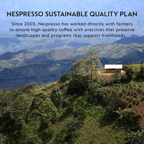 Vista 7 de Nespresso Original, Ristretto Decaffeinato Italiano, 50 cápsulas de espresso Cápsulas de café tostado oscuro, paquete de 1