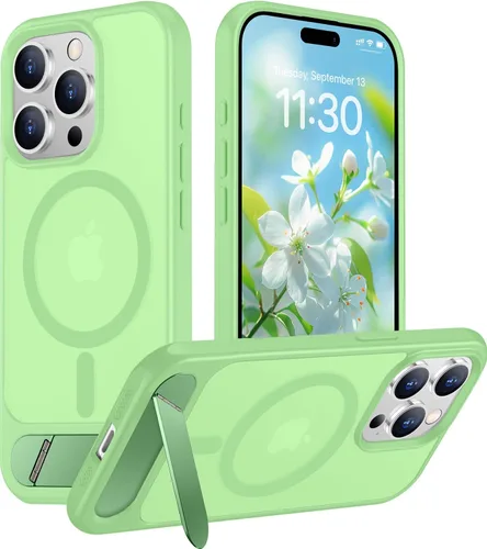 Vista 252 de Funda para iPhone 11 con compatibilidad magnética, [Soporte invisible incorporado][Compatible con MagSafe]