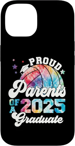 Vista 4 de iPhone 16 Parents of a 2025 Graduate Senior Graduation Volleyball Case
