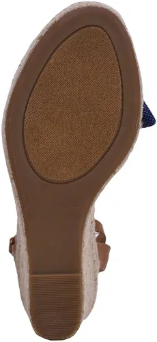Vista 5 de Nautica Sandalias de cuña media para mujer con hebilla de moda