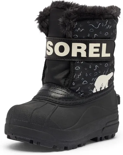 Vista 9 de SOREL Bota Snow Commander para niños pequeños negro (Black/Sea Salt)