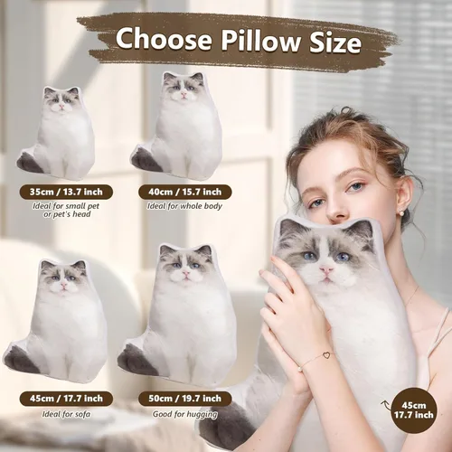 Vista 5 de LOVELYPOD Almohada facial personalizada, regalos para novio, novia, almohada de fotos personalizada, regalo divertido para pareja para cumpleaños