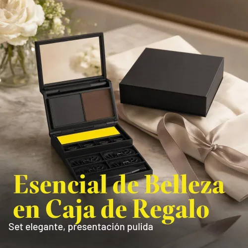 Vista 7 de Kit de delineador de ojos y sello de pestañas inferiores 3 en 1 Negro 1 pieza