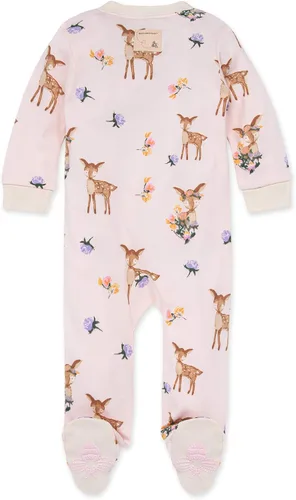 Vista 2 de Burts Bees Baby - Pijama de una pieza de 100 algodón orgánico con cremallera frontal mameluco de bebé para dormir