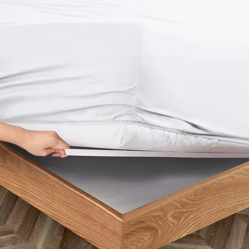 Vista 147 de Manyshofu Juego de sábanas de tamaño individual con bolsillos extra profundos, sábanas y fundas de almohada de 1800 hilos de lujo para hotel, juego