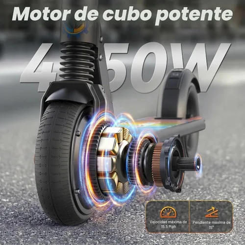 Vista 2 de Caroma Electric Scooter Adults, 350W-500W Motor, Top Speed 16/20/25 Mph & 16-30 Miles Range, Cruise Control E Scooter for Adults