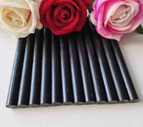 Vista 2 de 12 barras de cera para sellar pistola de pegamento para sello de cera, palos de cera PORXFLY Seal ideales para sobres de tarjetas, envoltura de Negro