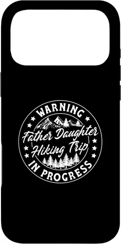 Vista 22 de Warning Father Daughter Hiking Trip in Progress Case for iPhone 17