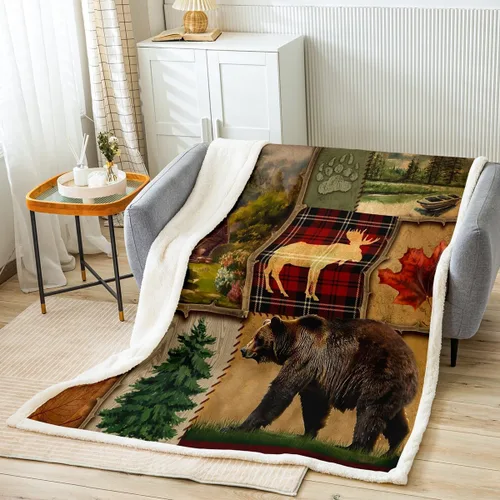 Vista 42 de Manfei Manta a cuadros con temática deportiva de béisbol para niños, adolescentes, decoración de habitación, guantes de bate de béisbol, manta