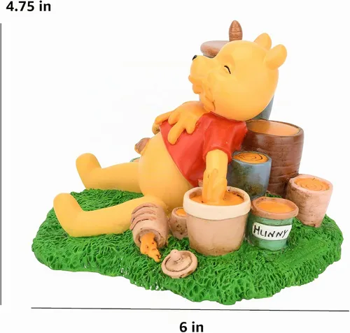 Vista 7 de Tree Buddees Passed Out Pooh ~ Divertida figura decorativa de Winne The Pooh Had Too Much Hunny