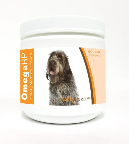 Vista 31 de Healthy Breeds Affenpinscher Omega HP - Masticables suaves para piel y pelaje, 60