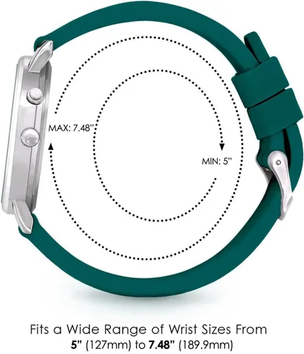 Vista 4 de Speidel Glow Scrub Watch,Electroluminescent Dial,Nurses,Doctors,Students 3ATM, Engraveable