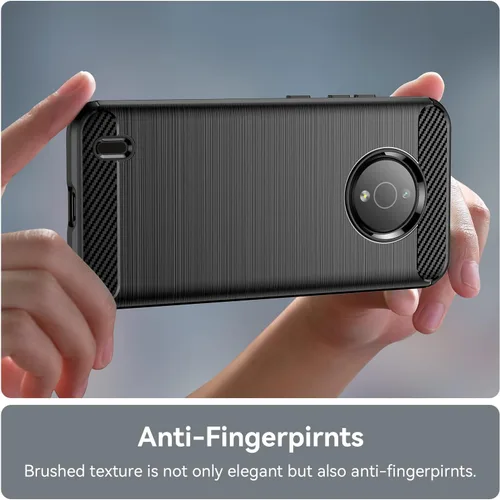 Vista 7 de Osophter Funda para Nokia C200 con 2 unids Protector de pantalla de absorción de golpes Flexible TPU Caucho Protector de teléfono celular para Nokia
