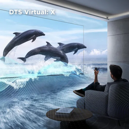 Vista 7 de TCL Barra de sonido de 3.1 canales con subwoofer inalámbrico, (S4310, modelo 2023), canal central integrado, Dolby Audio, DTS Virtual:X, Bluetooth