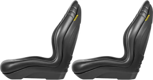 Vista 9 de VEVOR Asiento universal de repuesto para tractor, 2 piezas, asiento compacto de cortacésped de respaldo alto, asiento de carretilla elevadora