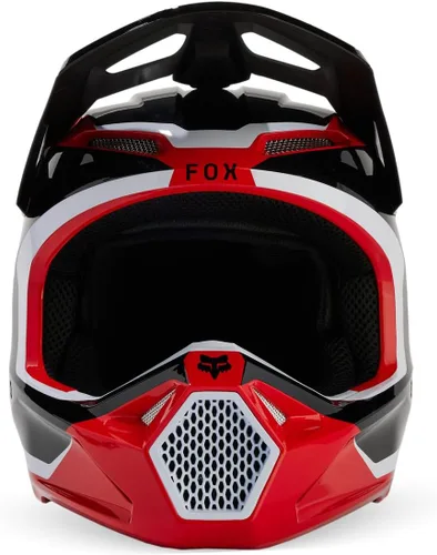 Vista 2 de Fox Racing Casco unisex para motocross V1, rojo fluorescente, XS