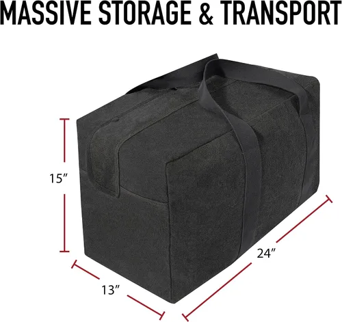 Vista 3 de Bolsa cargo, de Rothco, de lona, estilo paracaidista