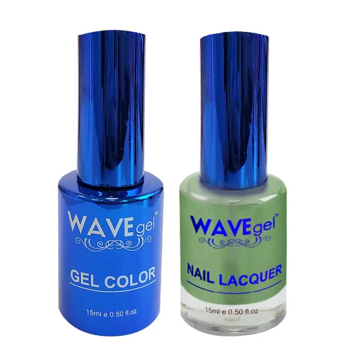 Vista 90 de WAVEGEL - Juego dúo de gel y esmalte de uñas a juego - Colección Royal - #001 ¡Blanco sobre blanco! I 0.5 onzas