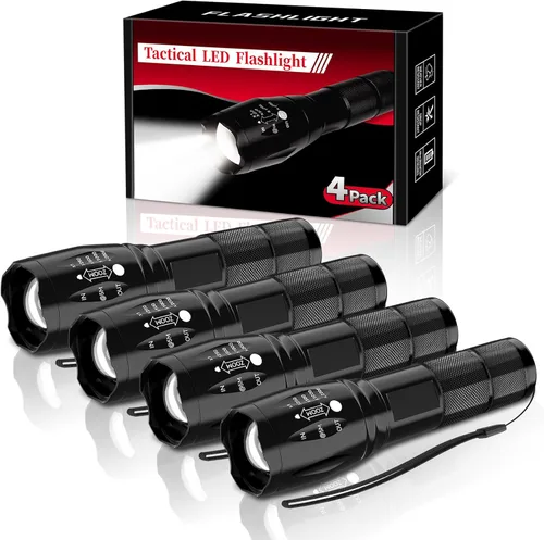 Vista 12 de CREE XML T6 3000 lúmenes táctico linterna LED, 5 modos, impermeable