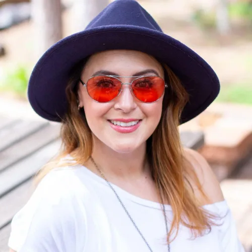 Vista 6 de TheraSpecs Gafas Pilot para migraña y sensibilidad a la luz (paquete)