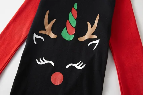 Vista 24 de Demifill Conjunto de pijamas de Halloween para niños y niñas, pijamas de Navidad, ropa de dormir para niños y niñas