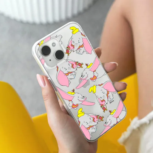 Vista 5 de ERT GROUP Funda para Apple iPhone 14 Plus, diseño original y oficial de Disney, adaptado de manera óptima a la forma del teléfono móvil