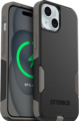Vista 21 de OtterBox - Funda para iPhone 17e, 16e, 15, 14 y 13 serie Commuter, color negro, delgada y resistente, apta para bolsillo, con protección de puerto